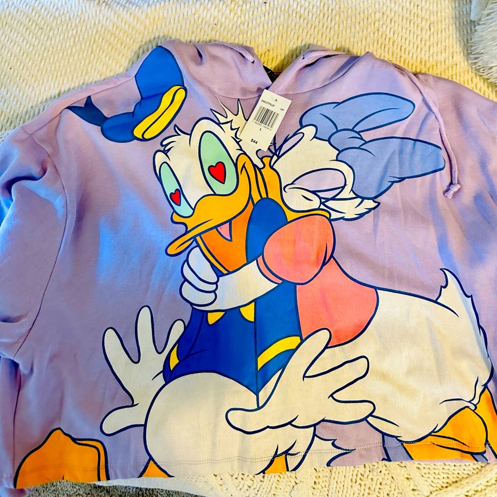 Brand new crop Disney sweater